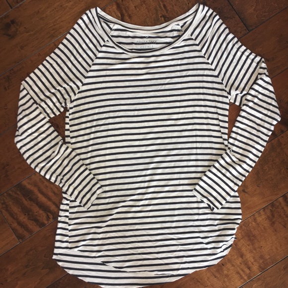 American Eagle Outfitters Tops - American Eagle Striped Long Sleeve Shirt